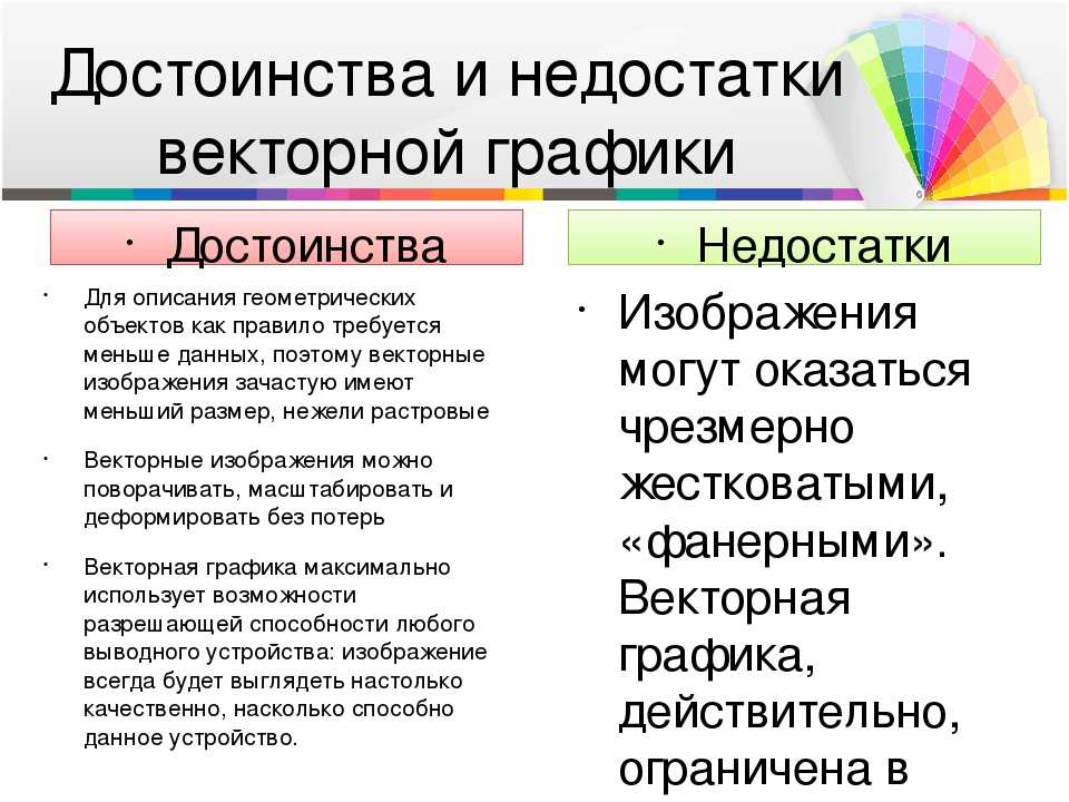 К преимуществам можно отнести. Назовите достоинства и недостатки векторной графики. Векторная Графика достоинства и недостатки. Недостатки векторной графики. Недостатки векторнойиграыики.