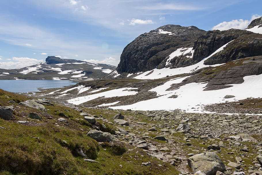 Поход па национальному парку хардангервидда в норвегии