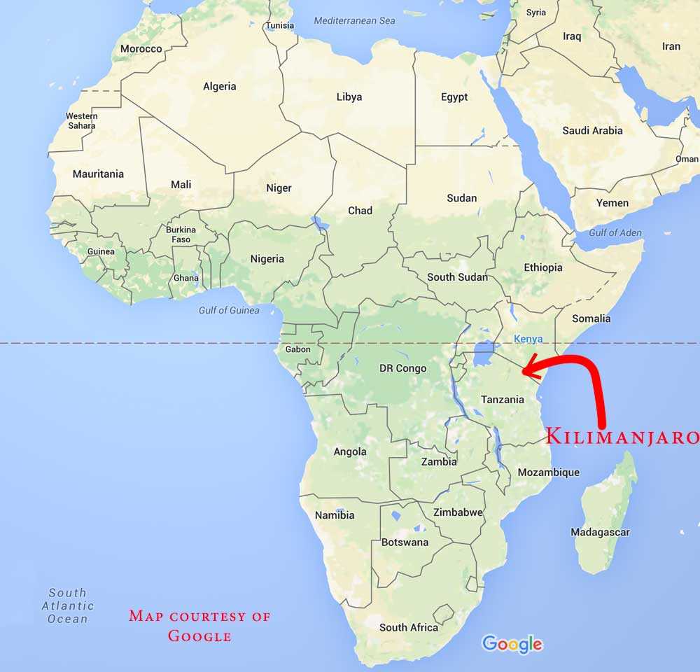 Килиманджаро где находится на карте. Занзибар на карте Африки.