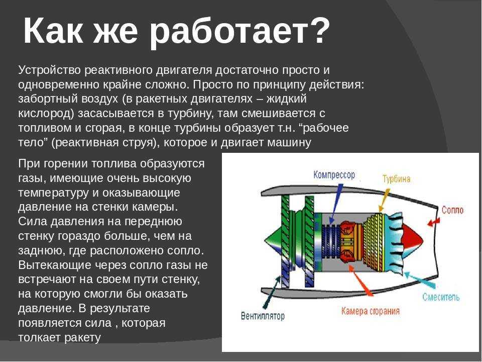 Реактивные и ракетные двигатели 7 класс технология презентация