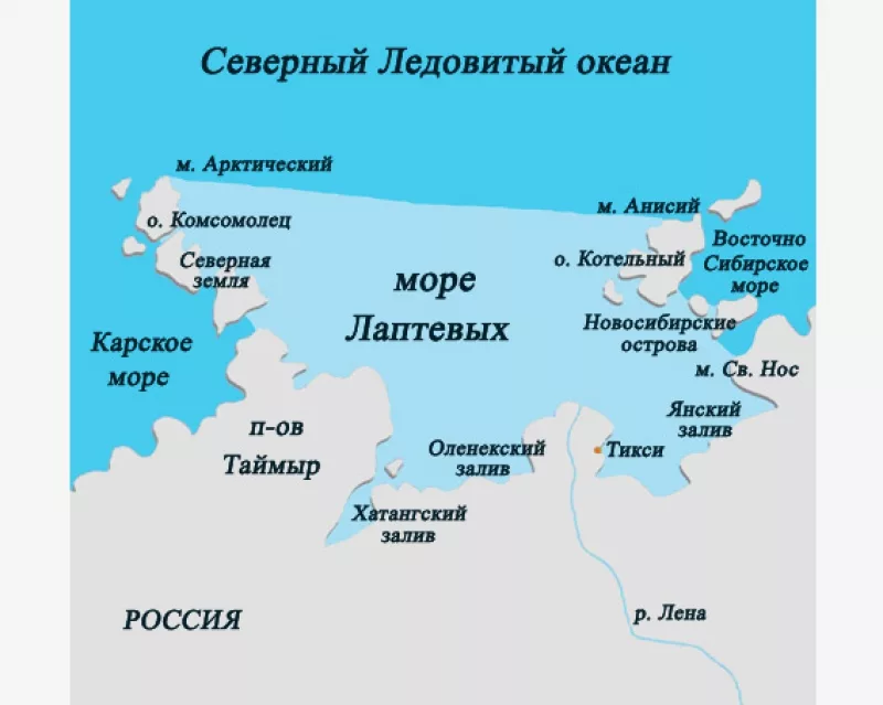 Карта карское море россия