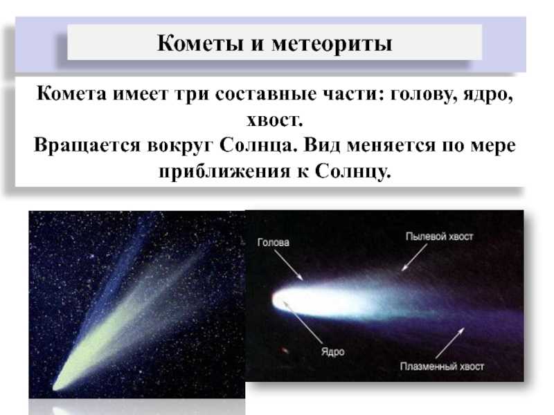 Доклад на тему кометы сообщение (описание для детей)