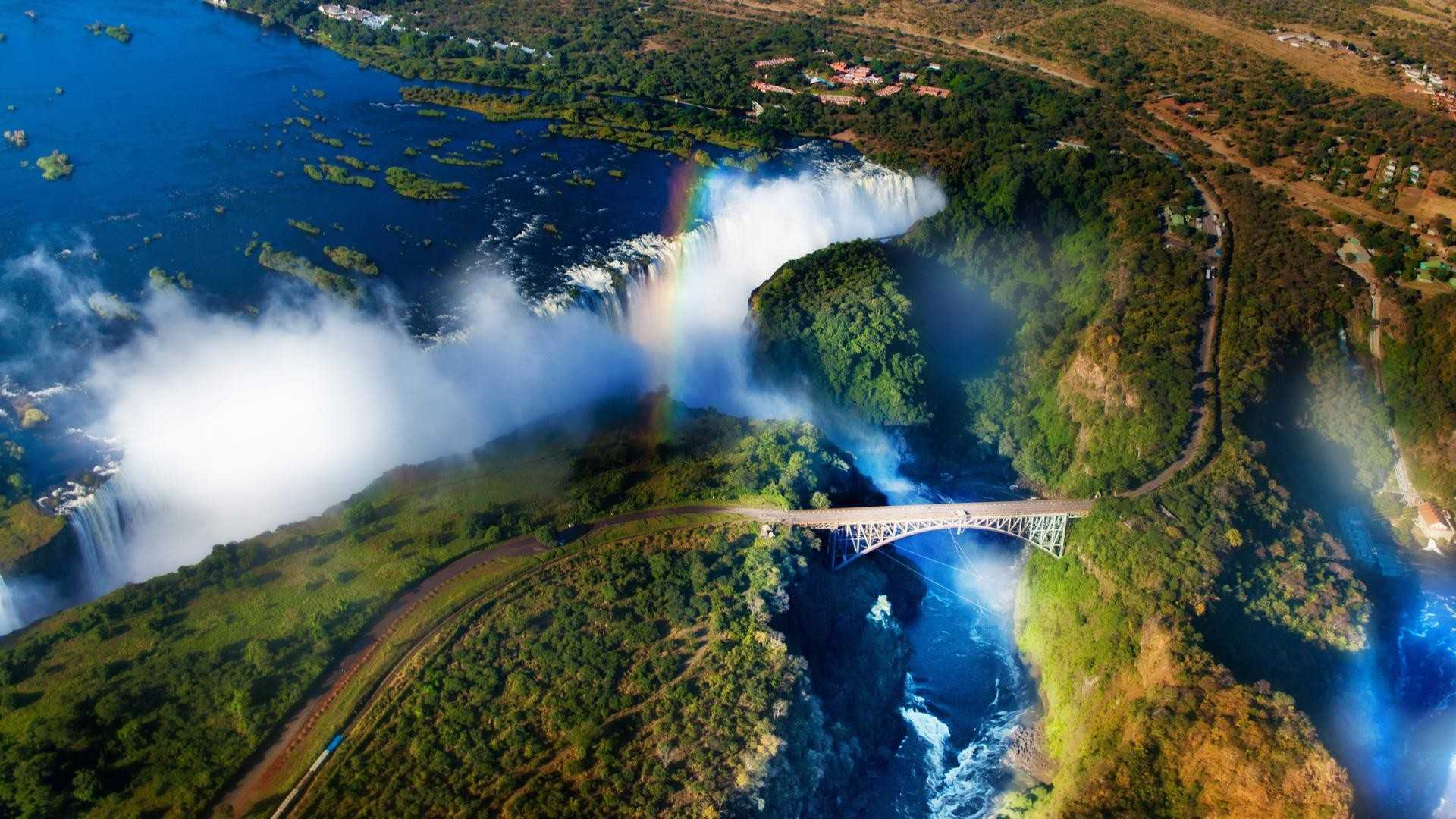 Водопад Виктория, Замбия и Зимбабве