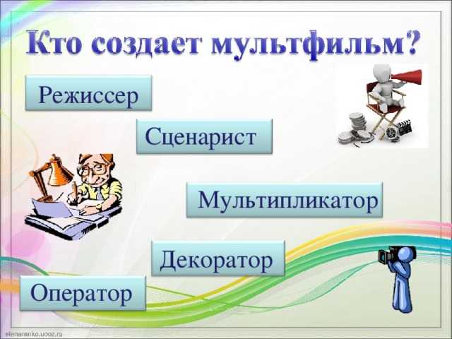 Профессии в мультипликации для детей презентация