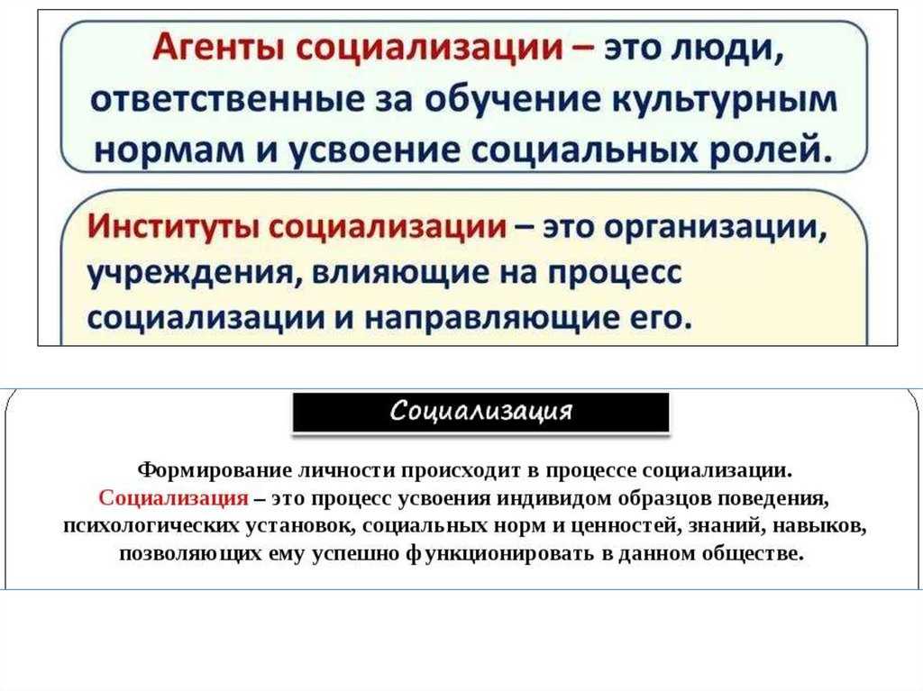 Социализация личности обществознание 10 класс презентация