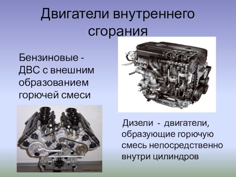 Презентация по физике двигатель внутреннего сгорания