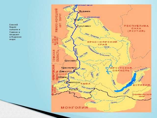 В каких городах протекает енисей. Притоки реки Енисей на карте. Исток реки Енисей на карте. Река Енисей на карте.