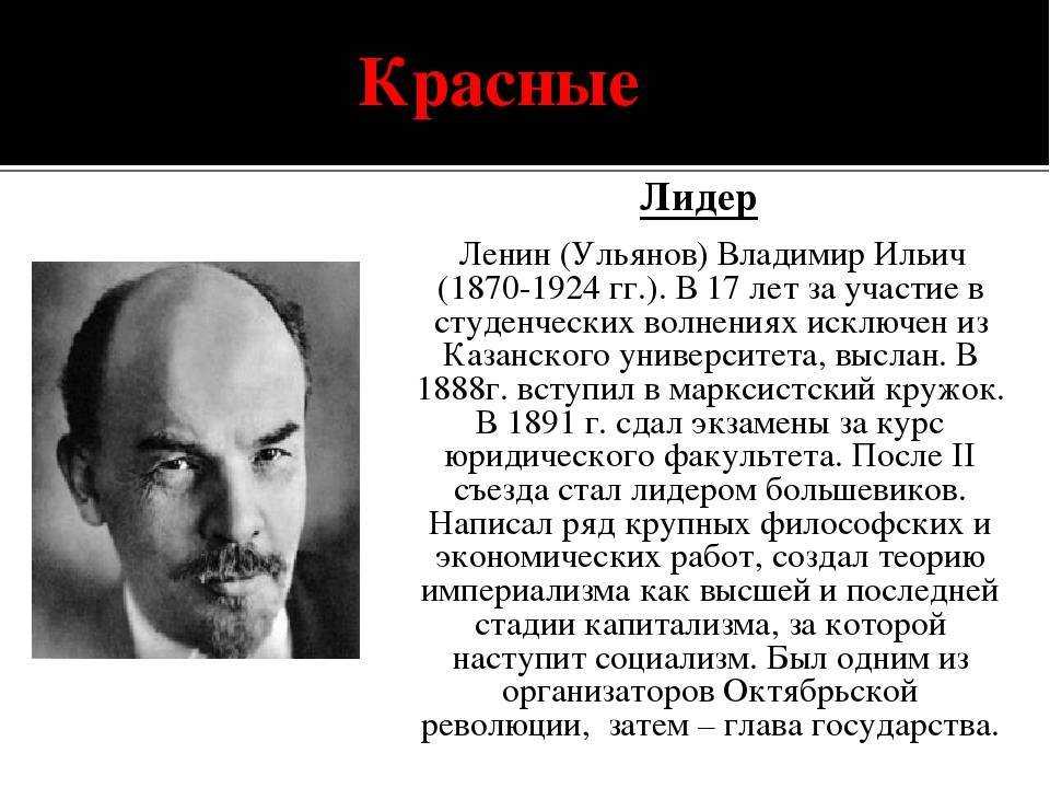 Ленин презентация 4 класс