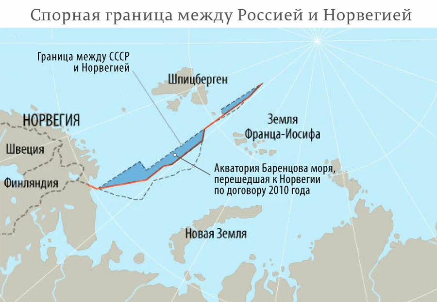 Карта спорных территорий