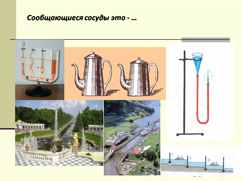 Проект сообщающиеся сосуды