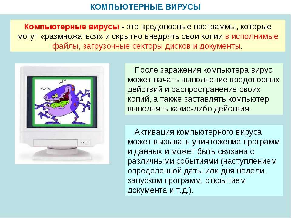 Вирусы и борьба с ними проект по информатике