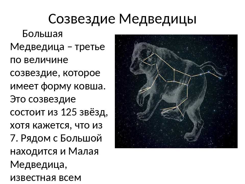 Рассказ о созвездии 2 класс