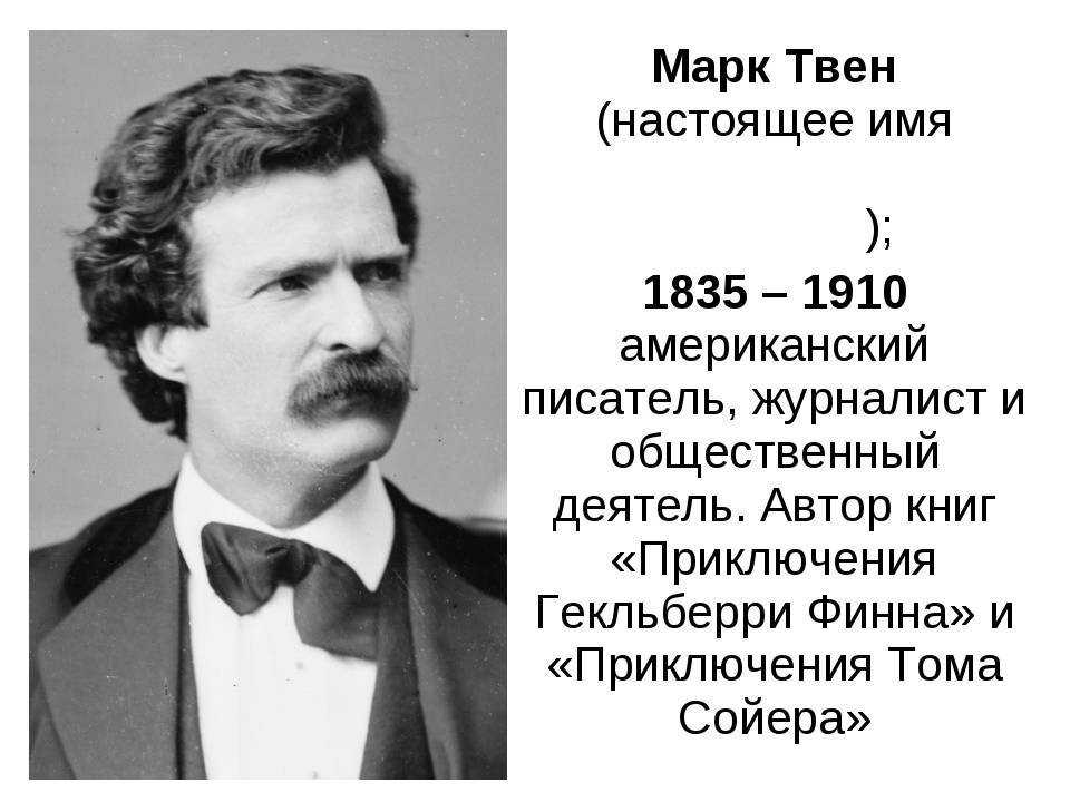 Марк твен проект