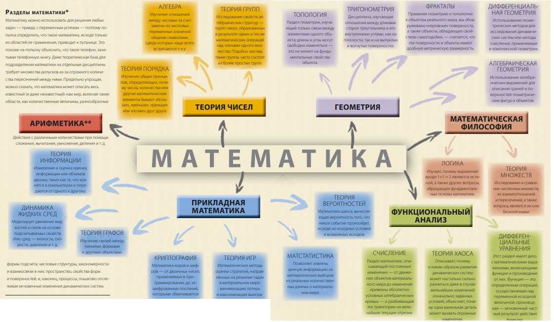 Направления математики в школе
