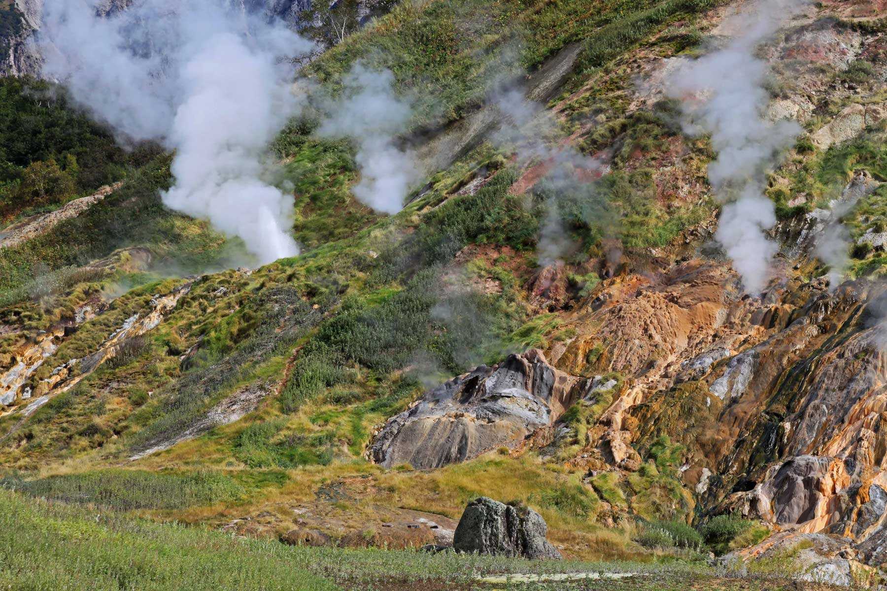 Малая долина гейзеров камчатка фото