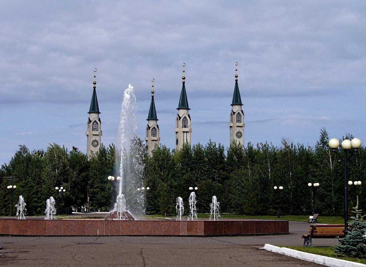 Город Нижнекамск площадь
