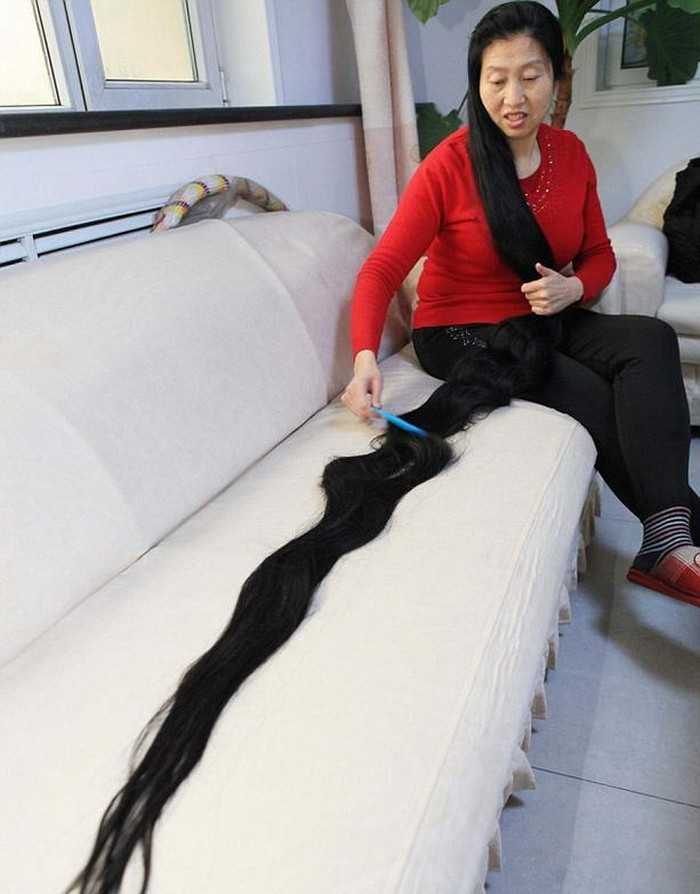 Самые длинные волосы в мире у девочки фото