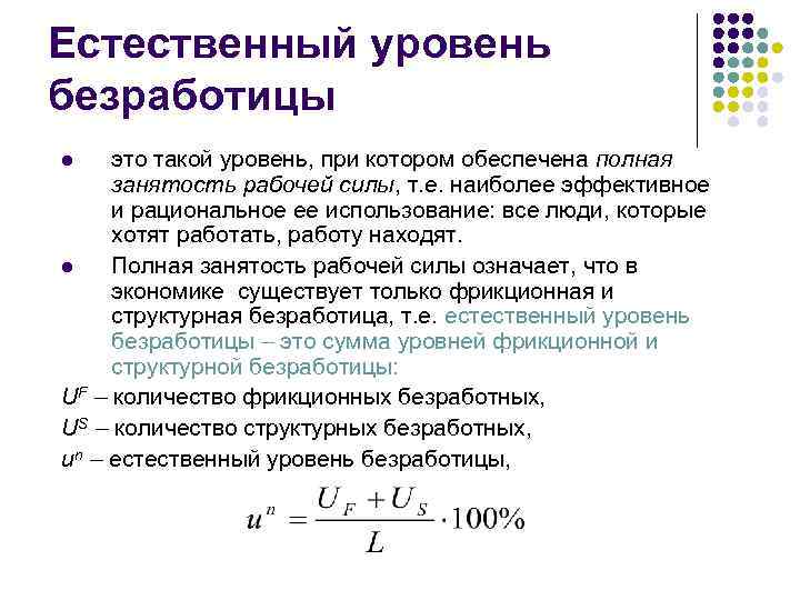 Определить уровень циклической безработицы