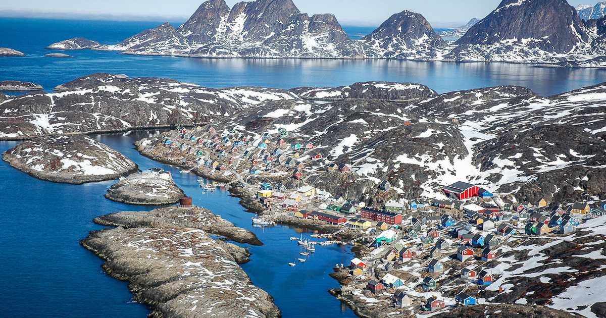 Самый крупный остров гренландия